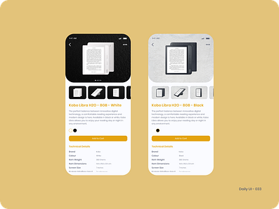 Daily UI 033 - Customize Product