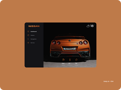 Daily UI 034 - Car Interface car interface