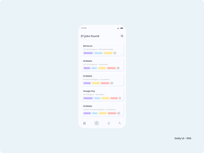 Daily UI 050 - Job Listing