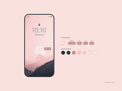 Daily UI 060 - Color Picker 060 color palette color picker dailyui