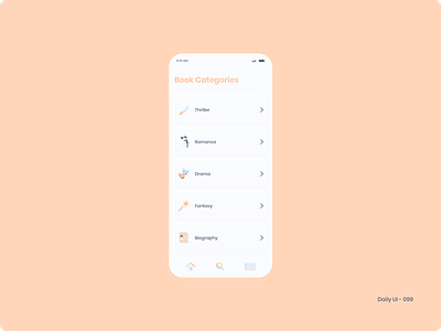 Daily UI 099 - Categories