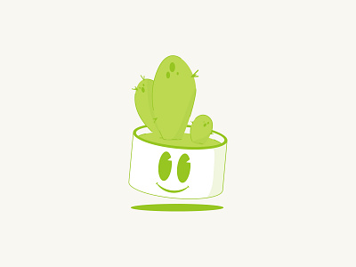 Happy Little Cactus. adobe adobe illustrator adobe photoshop daily daily design daily illustration dailycontent dailyillustration design digital art digitalart illustration illustrator photoshop