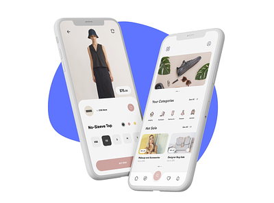 Simple E-Commerce App clothes ecommerce flat