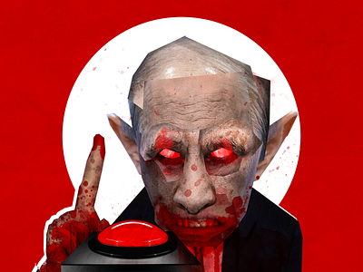 Stop War! Stop Putin! Stop Madness! antiwar blood evil illustration madness nuclear peace putin russia threat war weapon z