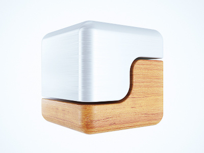 Cube Logo 3d cube high key lighting photo realistic s studio test vray