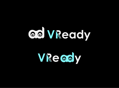 VReady VR Brand Identity art branding design flat icon logo logo design minimal typography vector