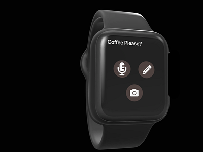 Coffee Apple Watch application concept