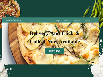 web landing page