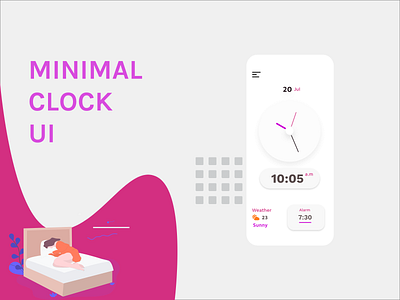 Minimal Clock UI