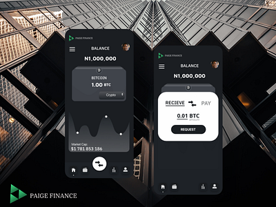 Mobile app for Paige finance