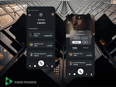 Mobile application for Paige finance