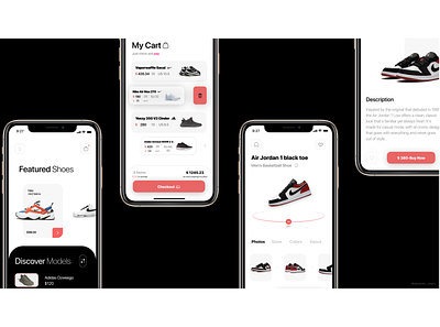 Sneakers Shot #2 3d app banking branding business clean clean ui minimal simple ui