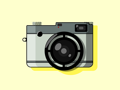 Camera Body Illustration app clean design graphic design illustration logo minimal simple