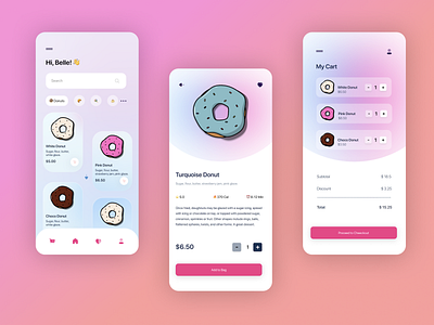 Dessert Delivery App Concept