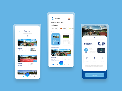 "SportUp" App design