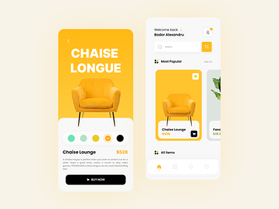 Furniture App Concept app clean design minimal simple ui