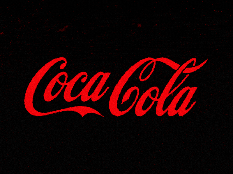 Coca cola 2d  logo animation