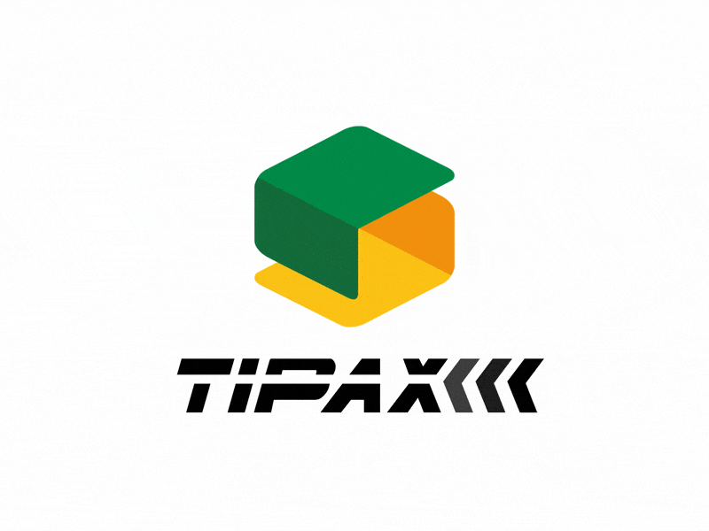 Tipax logo animation 2d 2d animation 2d art 2danimation animated animation box branding delivery gif logo logoanimated logoanimation logotype morph motion motion design motiongraphics post tipax