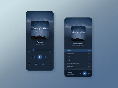 Music Player App app app design app ui application colors dark design digital figma gradient ios iphone minimal mobile mobile app music music app music player player