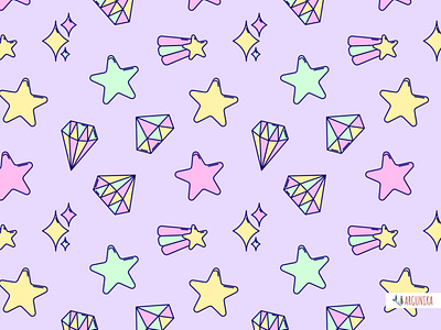 Stars and Diamonds pattern