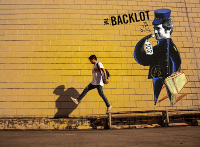 BACKLOT branding brochure design illustration typography