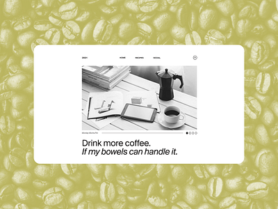 Coffee Dribbble Rebound