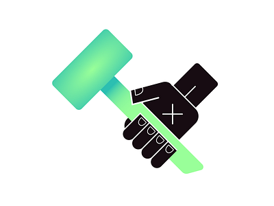 Work Ethic - Rebound ethic fist hammer icon rebound