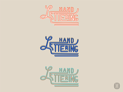 Monoline Hand Lettering Study calligraphy font hand lettering lettering monoline script type typeface vintage