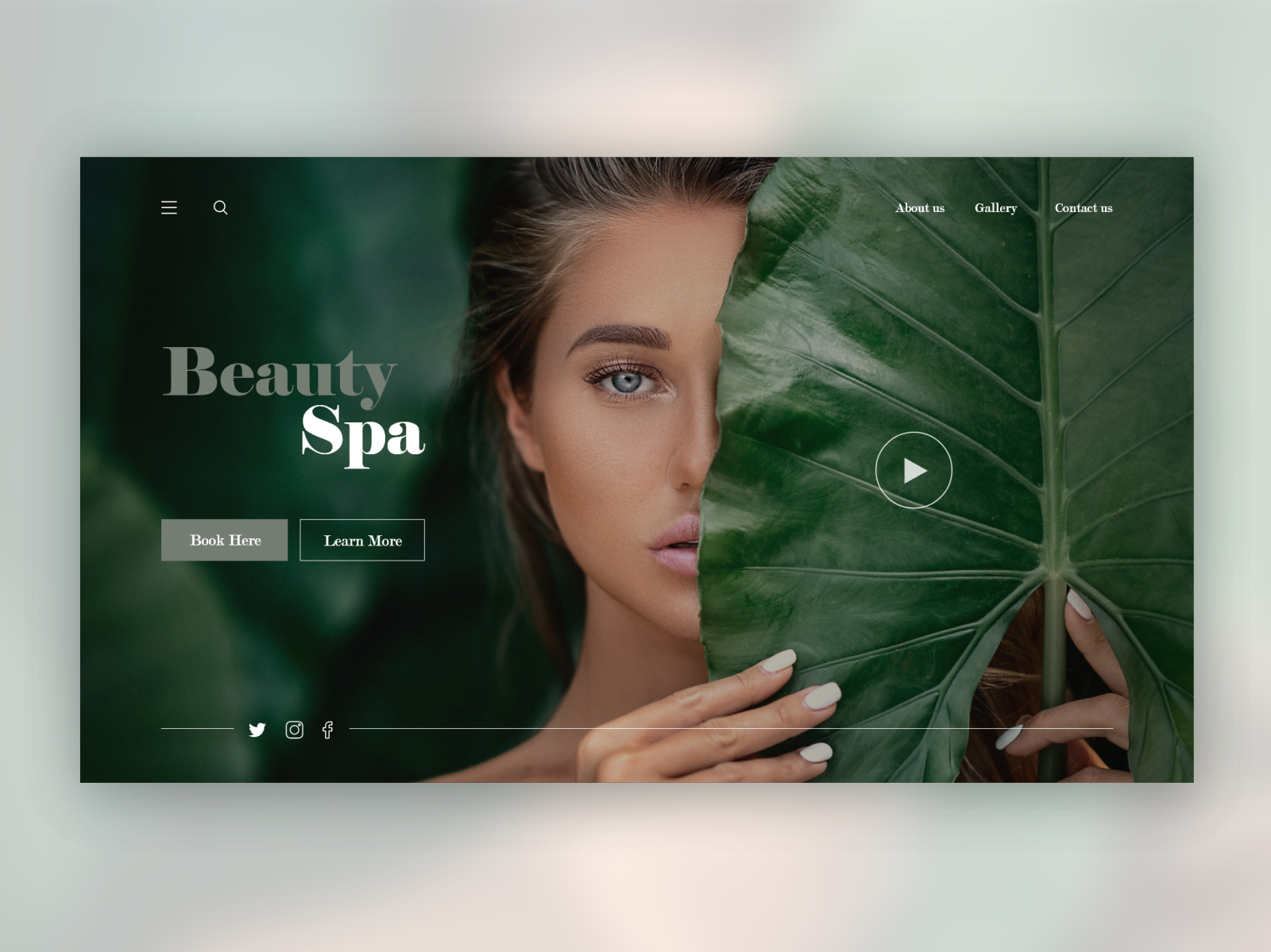 Beauty Spa Website by Mona Jafari on Dribbble