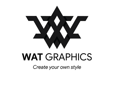 WAT Graphics LOGO logo logodesign logotype minimalist