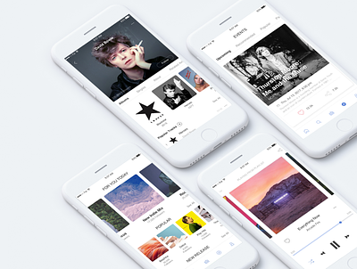 Music App UI Concept app design concept design ui