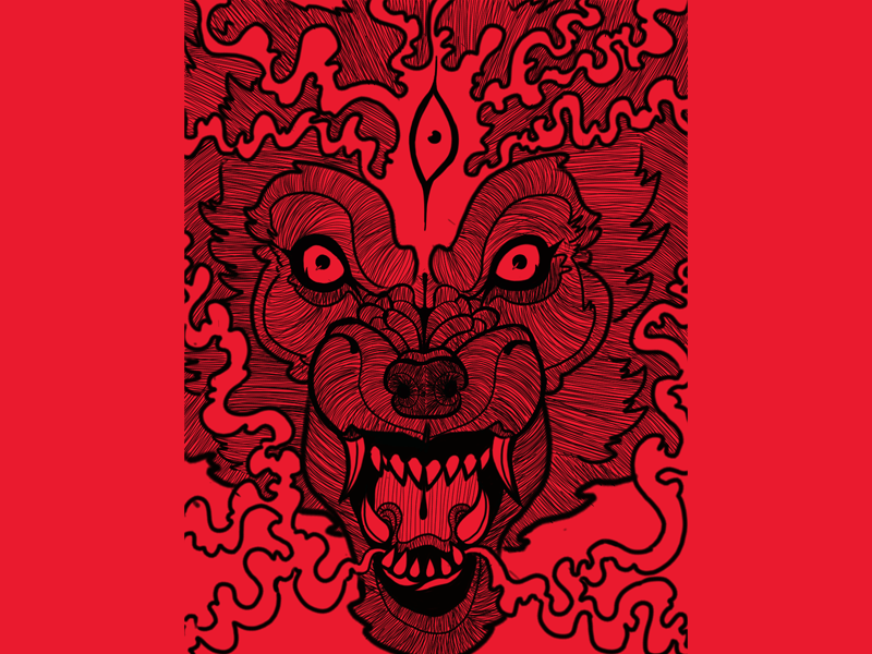 Red Wolf by Daniel Alcázar on Dribbble