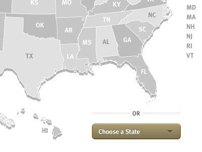 States map meta sans united states
