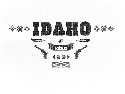 Voleurz Idaho Titling idaho texture title typography voleurz
