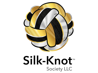 Silk Knot Society logo branding design logo silk knot vector