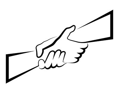 interlocked arms arms cooperation hands illustration unity vector