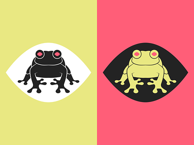 Frog logo branding bright colorful design frog illustration logo pop vector vibrant