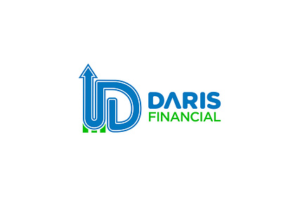 Daris Financial Logo designer finance business finance logo firm logo flat illustrator logo logo design