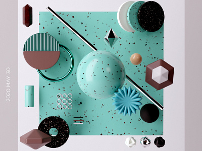 abstract blender blender3d c4d modeling