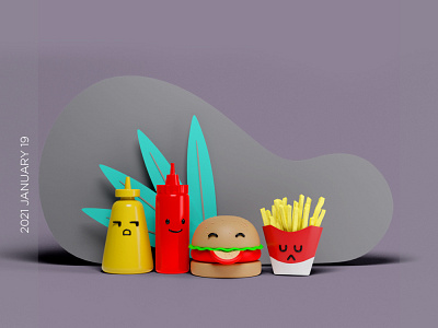Food 3d modeling 3dsmax animation animtion blender branding c4d design food illustration maya modeling