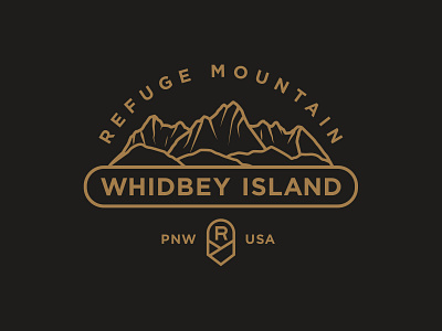 Tee Illustration illustration mountains pnw tshirt