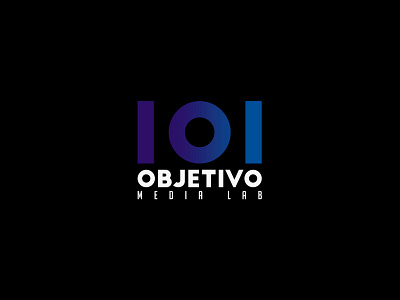 Objetivo Media Lab Logo branding logo