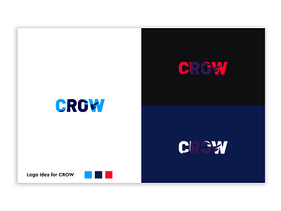 Crow Logo - Logo Idea app crow crow logo design flat icon illustration illustrator logo logoidea vector web