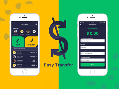 EasyTransfer Ad app design
