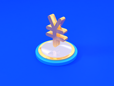 3d ICON --金币 c4d c4dart creative design illustration logo uidesign