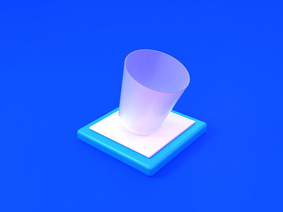 3D ICON -- 垃圾桶 app branding c4d c4dtoa concept design illustration ui ux