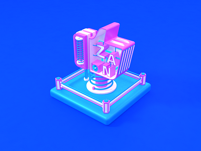 3D ICON--赞 51xsj c4d c4dart c4dfordesigners color creative design icon ui ux