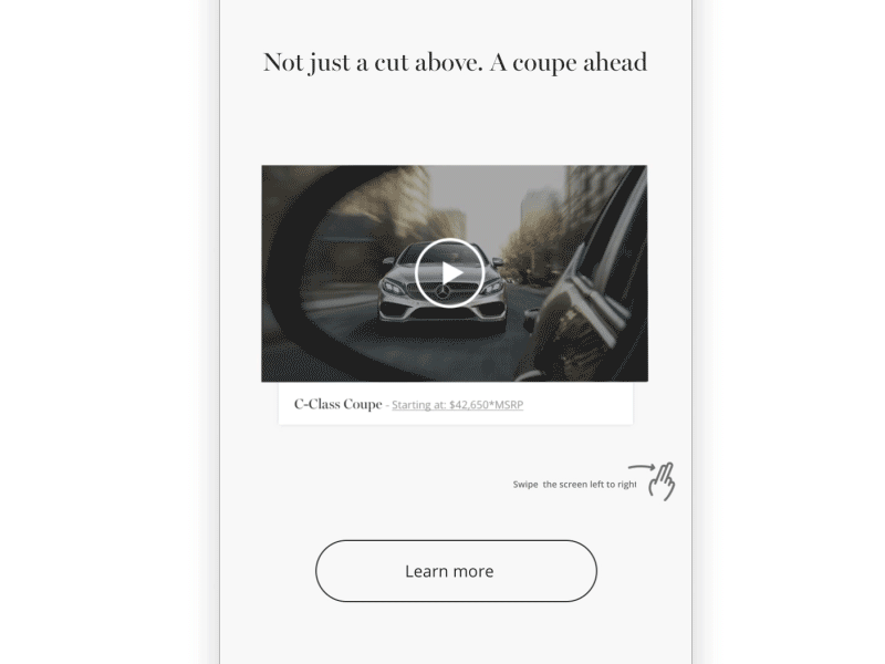 IXD Mobile advertising card concept graphic interaction ixd mobile motiondesign uidesign uxdesign webdesign website