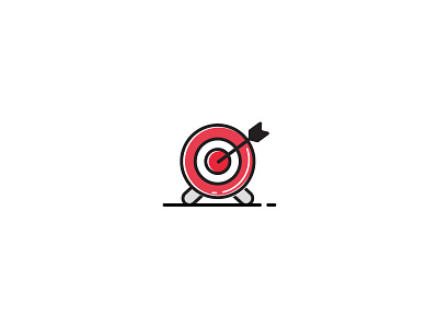 Target color icon illustration target website