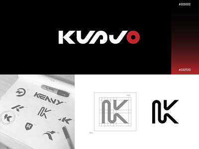 Kuavo art brand branding draw drawing logo minimal minimalism simple sketch